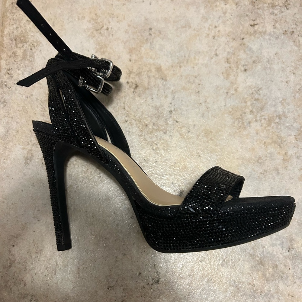 Gianni Bini Open Toe Glitter Heels